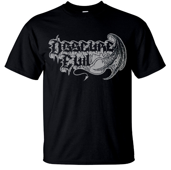 Obscure Evil logo shirt MEDIUM (black) - Click Image to Close
